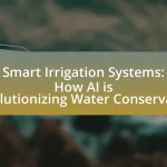 Smart Irrigation Systems: How AI is Revolutionizing Water Conservation